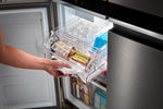 Whirlpool Fingerprint Resistant Metallic Steel French 4 Door Refrigerator (19.4 cu.ft.) - WRQA59CNKZ