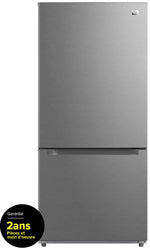 L2 Réfrigérateur 18,7 pi³ avec congélateur en bas acier inoxydable LRB19B5ASTC--