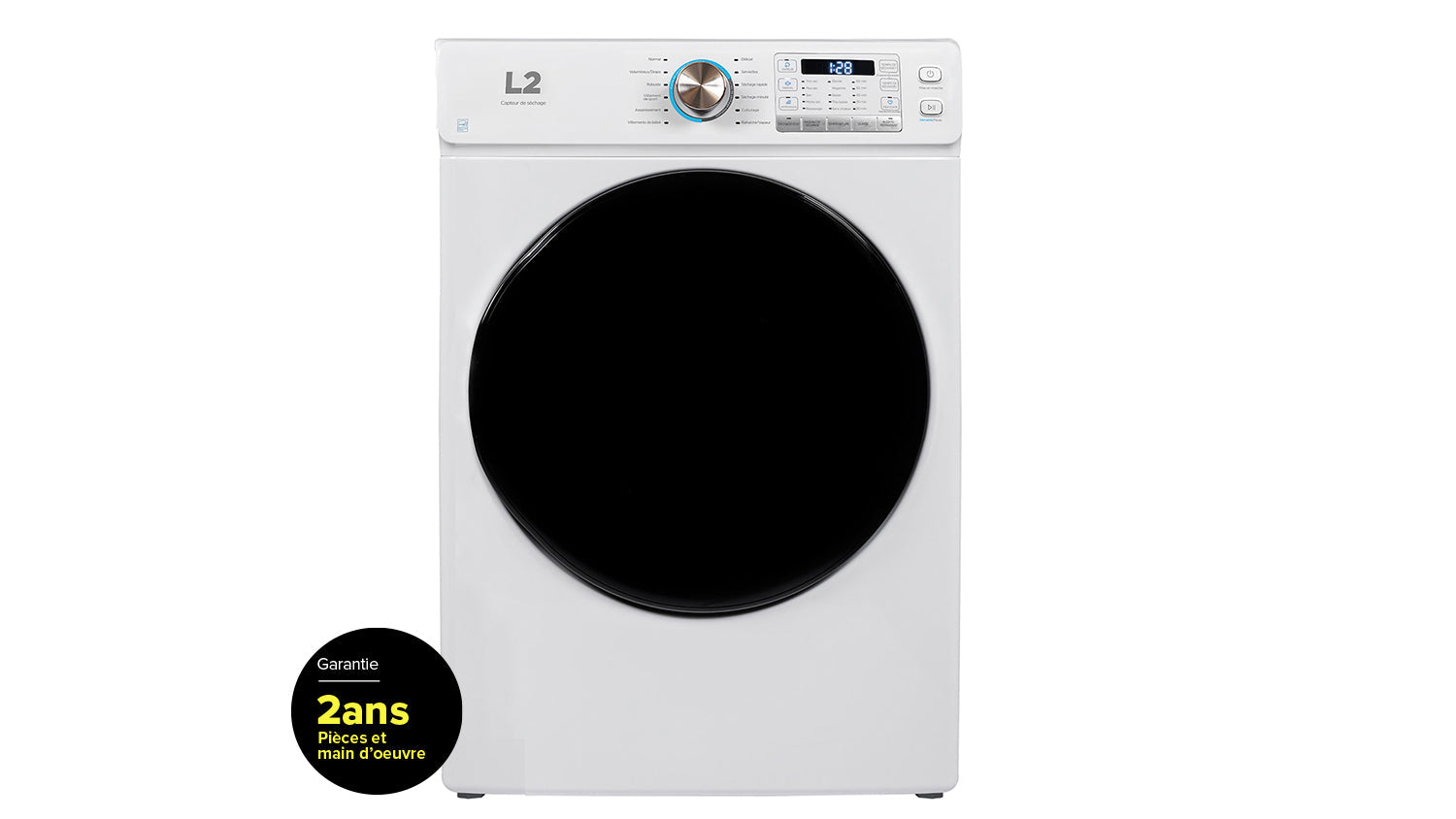 L2 Sécheuse électrique 8,0 pi³ avec affichage français blanc LE52N3AWWFR--