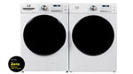 L2 Laveuse à chargement frontal 5,2 pi³ blanc et sécheuse électrique 8,0 pi³ blanc - LF52N3AWW/LE52N3AWW--