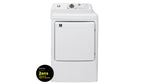 L2 White Electric Dryer with French Display (7.5 Cu. Ft) - LE52N1BWWCFR