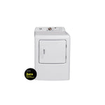 L2 White Electric Dryer with French Display (6.7 Cu. Ft) - LE43A3AWWFR