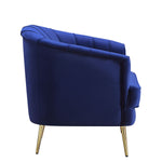 Bildud Velvet Sofa - Blue