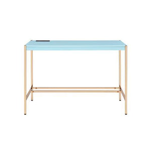 Loher Writing Desk with USB - Baby Blue