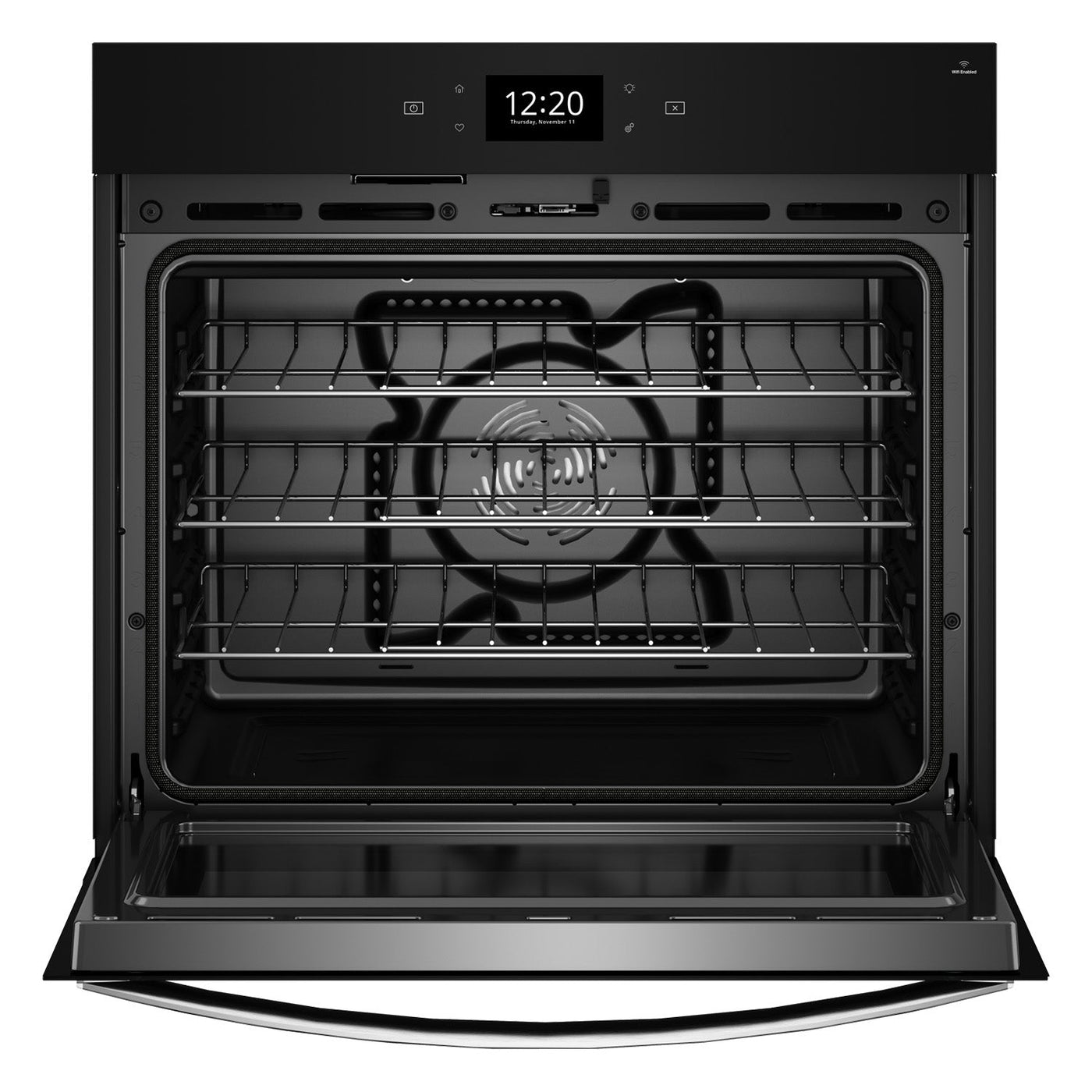Whirlpool Fingerprint Resistant Stainless Steel Smart Wall Oven with Air Fry (5.00 Cu Ft) - WOES7030PZ