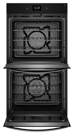 Whirlpool Fingerprint Resistant Stainless Steel Double Wall Oven (10.00 Cu Ft) - WOED7030PZ