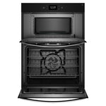 Whirlpool Black Stainless Steel with PrintShield™ Finish Combi Wall Oven (6.4 Cu Ft) - WOEC7030PV
