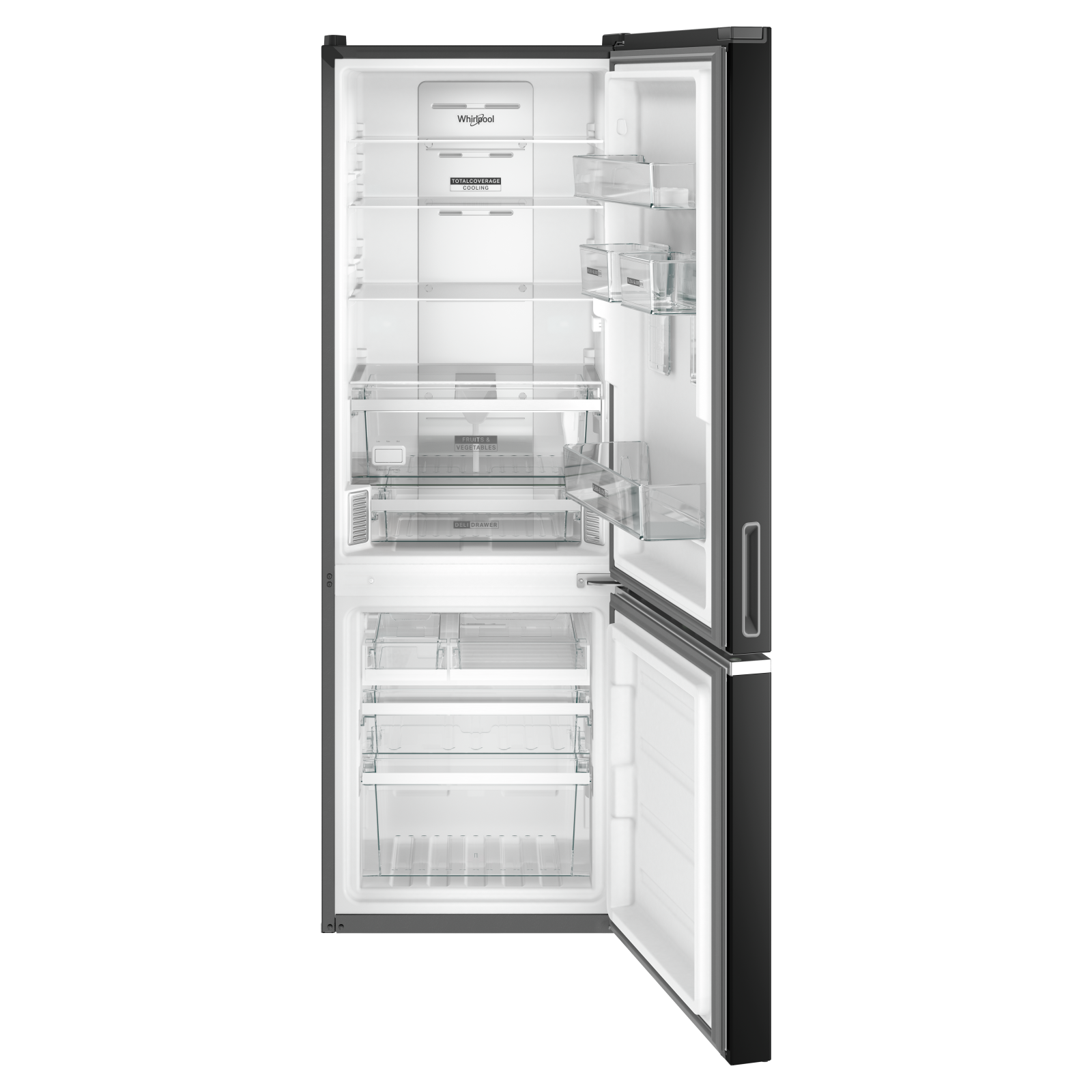 Whirlpool Black 24" Bottom Mount Refrigerator (12.9 Cu.Ft) - WRB533CZJB