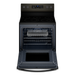 Whirlpool Black Stainless 30" 5-in-1 Range with AirFry (5.3 Cu Ft) - YWFE550S0LV