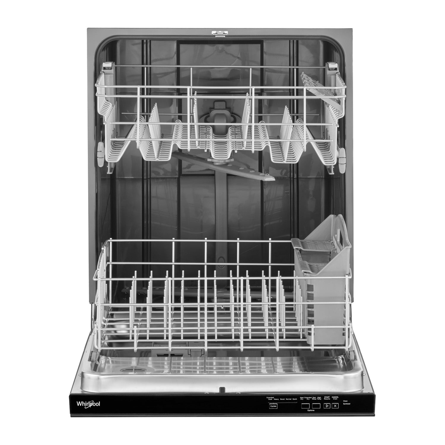 Whirlpool 24" Black Dishwasher (55 dBA) - WDP560HAMB