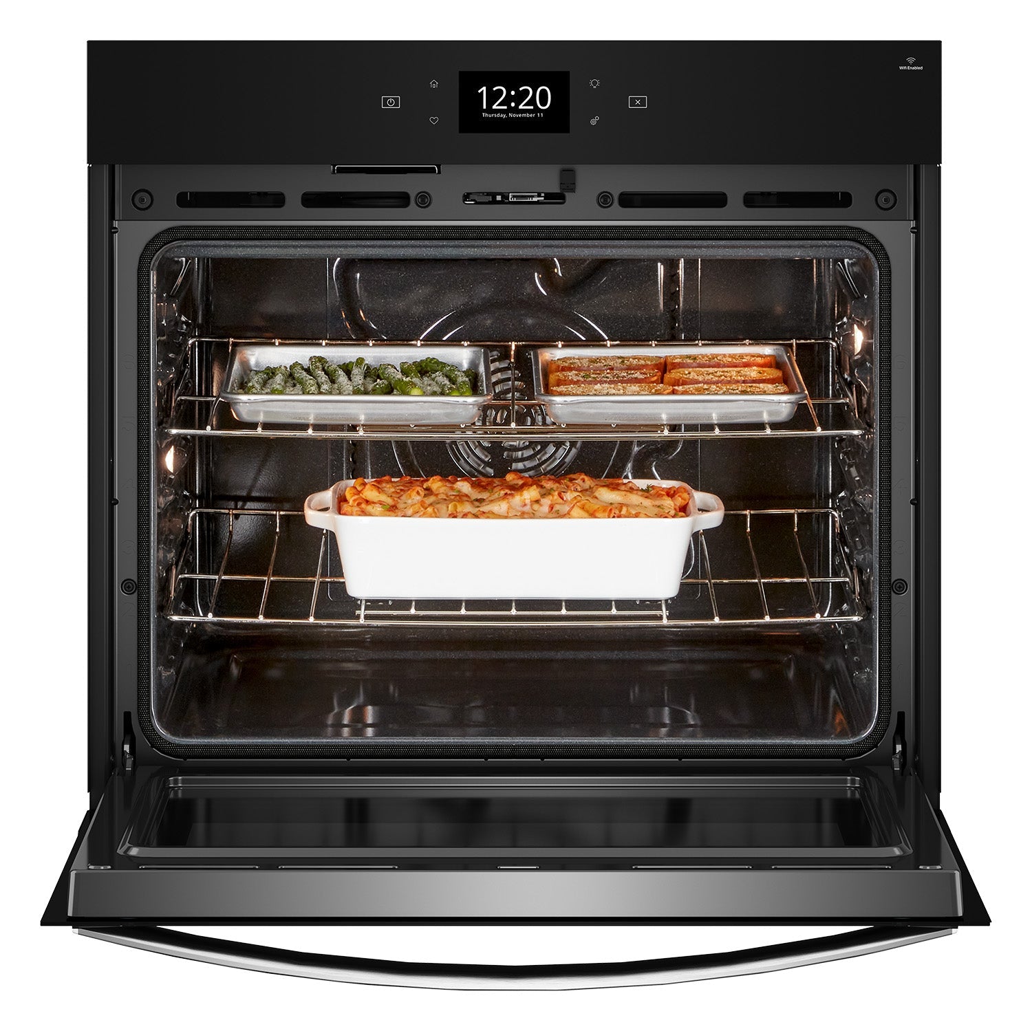 Whirlpool Black Stainless Steel with PrintShield™ Finish Wall Oven (5.00 Cu Ft) - WOES7030PV