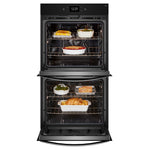 Whirlpool Fingerprint Resistant Stainless Steel Double Wall Oven (8.60 Cu Ft) - WOED7027PZ