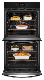 Whirlpool Fingerprint Resistant Stainless Steel Double Wall Oven (8.60 Cu Ft) - WOED7027PZ