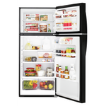 Whirlpool Black Top-Freezer Refrigerator (14.3 Cu. Ft.) - WRT314TFDB
