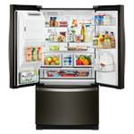 Whirlpool Black Stainless Steel French Door Refrigerator (27 Cu. Ft.) - WRF767SDHV