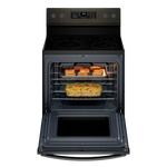 Whirlpool Black Stainless 30" 5-in-1 Range with AirFry (5.3 Cu Ft) - YWFE550S0LV