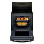 Whirlpool Black Stainless 30" 5-in-1 Range with AirFry (5.3 Cu Ft) - YWFE550S0LV