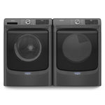 Maytag Volcano Black Front-Load Washer (5.5 cu.ft.) & Electric Dryer (7.3 cu. ft.) - MHW6630MBK/YMED6630MBK