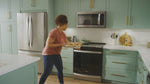 Whirlpool Black Stainless 30" 5-in-1 Range with AirFry (5.3 Cu Ft) - YWFE550S0LV
