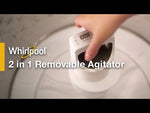 Whirlpool White Top Load Washer with Removable Agitator (5.4 Cu Ft) - WTW5057LW