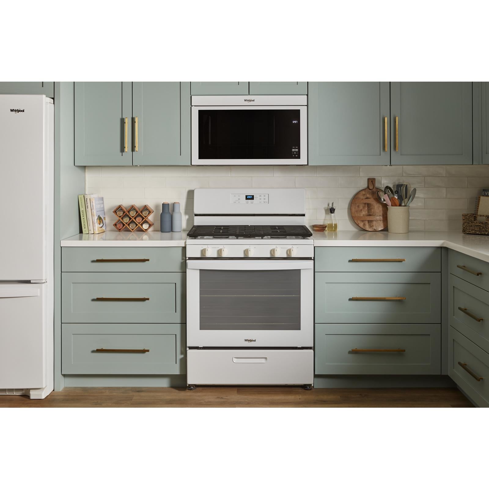 Whirlpool White Over-the-Range Microwave (1.10 Cu Ft) - YWMMF5930PW
