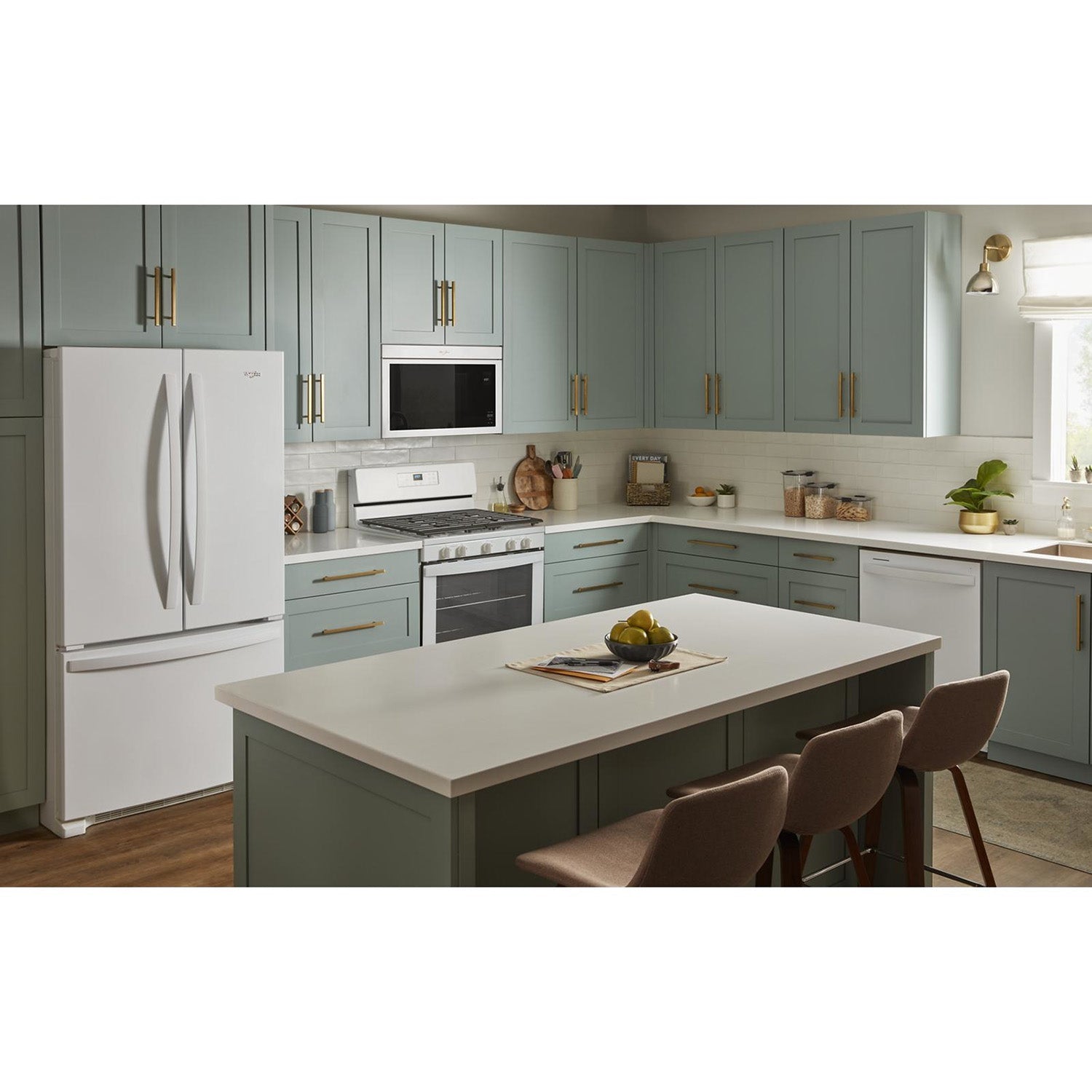 Whirlpool White Over-the-Range Microwave (1.10 Cu Ft) - YWMMF5930PW