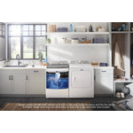 Maytag White Top-Load Washer (5.4 cu. ft.) & Gas Dryer (7.0 cu. ft.) - MVW6500MW/MGD6500MW