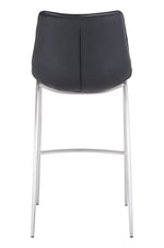 Teglberg Bar Height Stool - Black/Silver - Set of 2