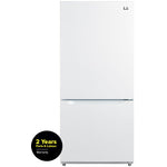 L2 White Bottom-Freezer Refrigerator (18.7 cu. ft.) - LRB19B5AWWC--