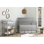 Emery Convertible Panel Crib - Grey