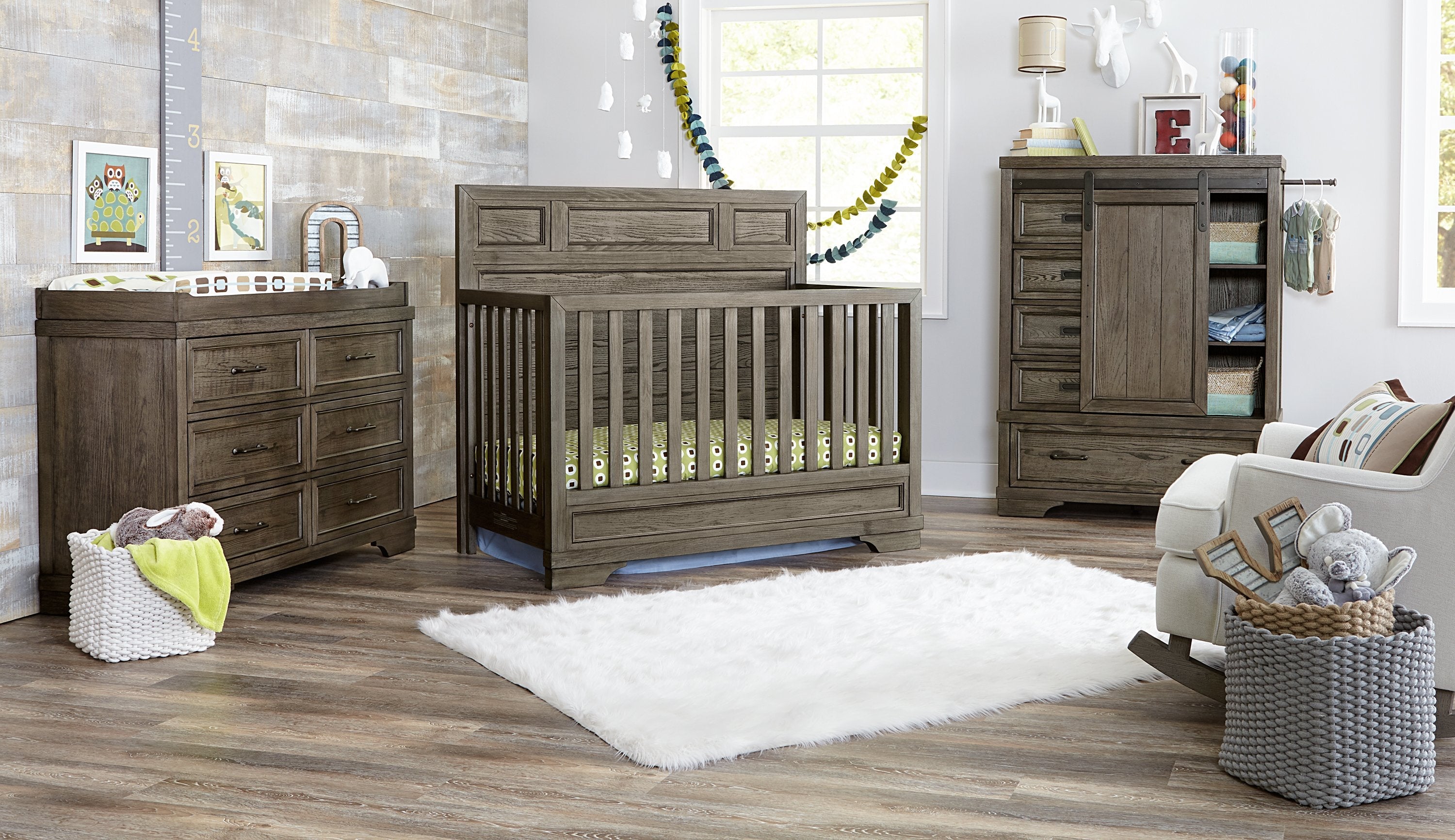 Foundry 6 Drawer Dresser - Brushed Pewter