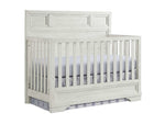 Foundry Convertible Crib and Dresser Package - White