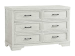 Foundry Convertible Crib and Dresser Package - White