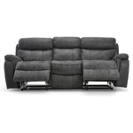 Morrow II Reclining Sofa and Glider Recliner Set - Grey