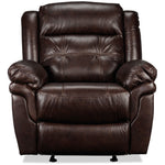 Cooper Leather Recliner - Brown