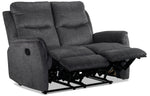 Grayson Reclining Loveseat - Charcoal