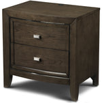 Aberdeen 2-Drawer Night Stand with USB Plug - Barista Oak
