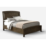 Aberdeen Sleigh Panel Queen Bed - Barista Oak