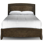 Aberdeen Sleigh Panel King Bed - Barista Oak