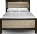 Aberdeen Upholstered King Bed - Barista Oak & Cream