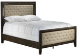 Aberdeen Upholstered King Bed - Barista Oak & Cream