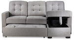 Dannery Pop-Up Sofa Bed - Light Grey