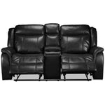 Scorpio Reclining Sofa, Reclining Loveseat and Glider Recliner - Black