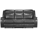 Scorpio Reclining Sofa with Drop Tray - Grey