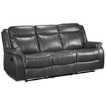 Scorpio Reclining Sofa with Drop Tray - Grey