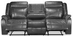 Scorpio Reclining Sofa and Reclining Loveseat - Grey