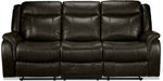 Scorpio Reclining Sofa and Reclining Loveseat - Brown