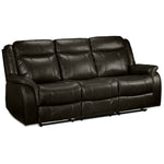 Scorpio Reclining Sofa and Reclining Loveseat - Brown