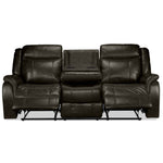 Scorpio Reclining Sofa with Drop Tray - Brown