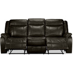 Scorpio Reclining Sofa with Drop Tray - Brown